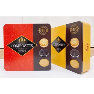 BÁNH COMPOSITE COOKIES ROYAL LION HỘP THIẾC 410G