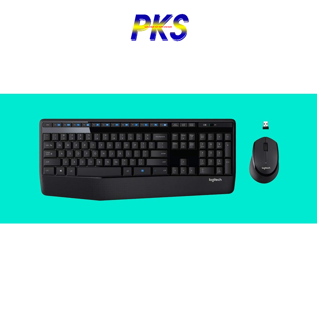 Bộ bàn phím và chuột không dây Logitech MK345 - Hàng chính hãng