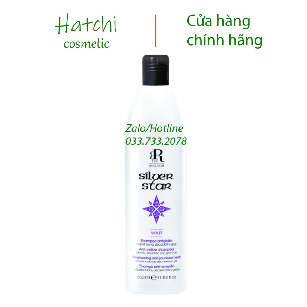 Dầu Gội Tím Khử Vàng & Chăm Sóc Tóc Vàng Sáng Therapy Star Sliver 350ml