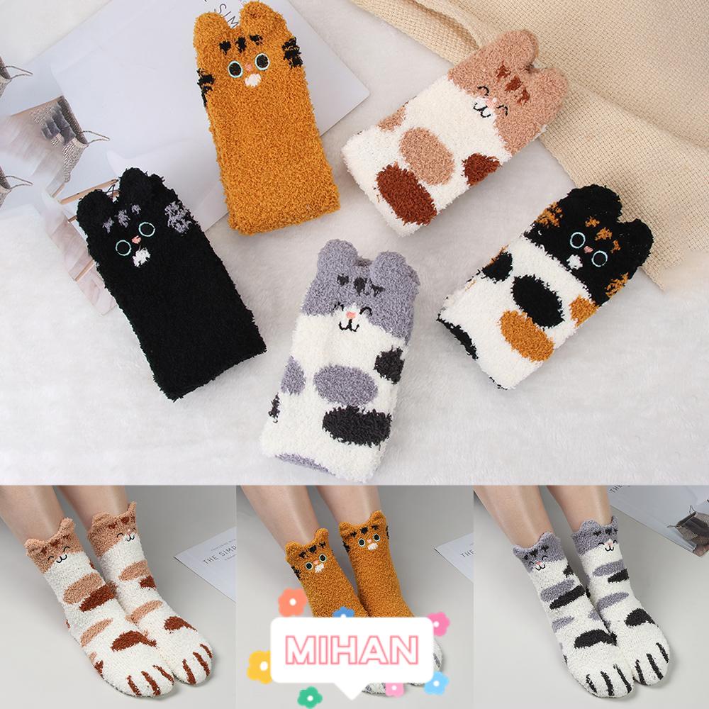 Tất Nhung San Hô Mềm Mại Xinh Xắn MIHAN1