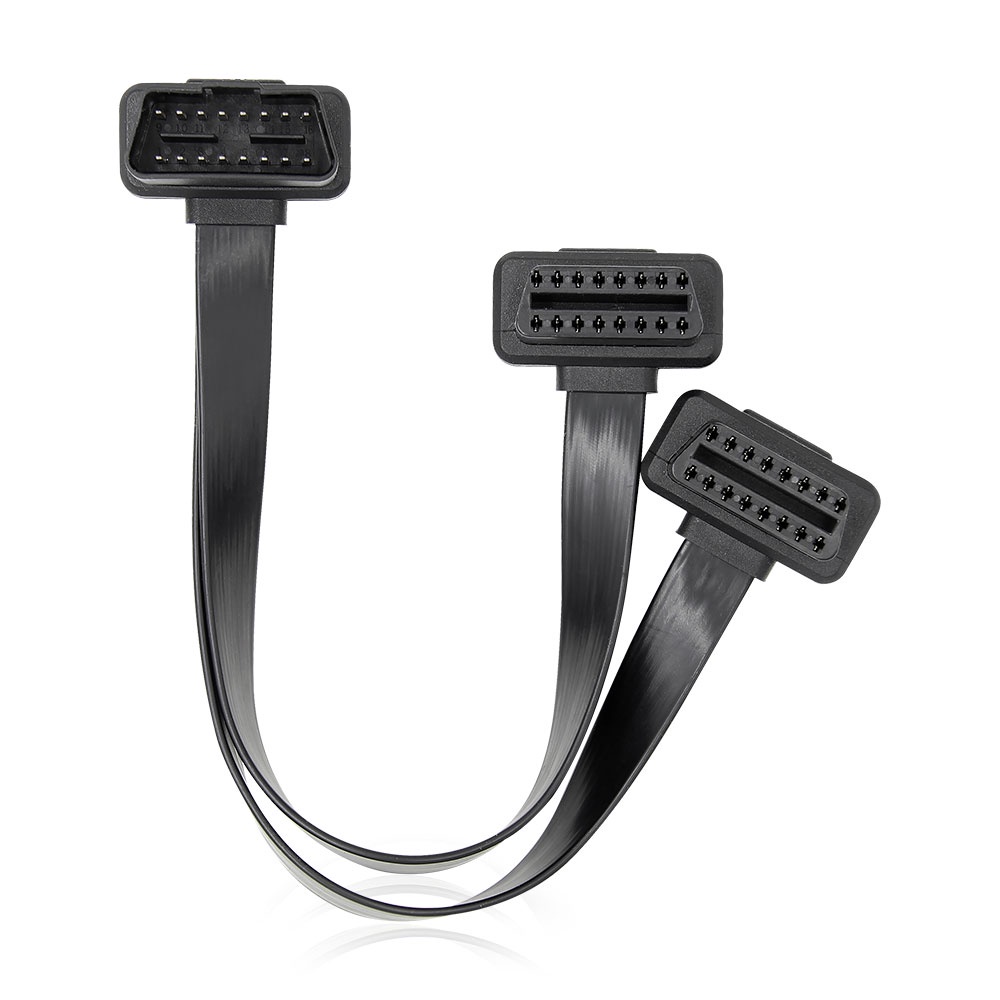 Dây Cáp Chuyển Đổi OBD 1 Sang 2 OBD2 16 pin Dài 30cm 60cm Kèm Công Tắc OBD Cho Xe Hơi