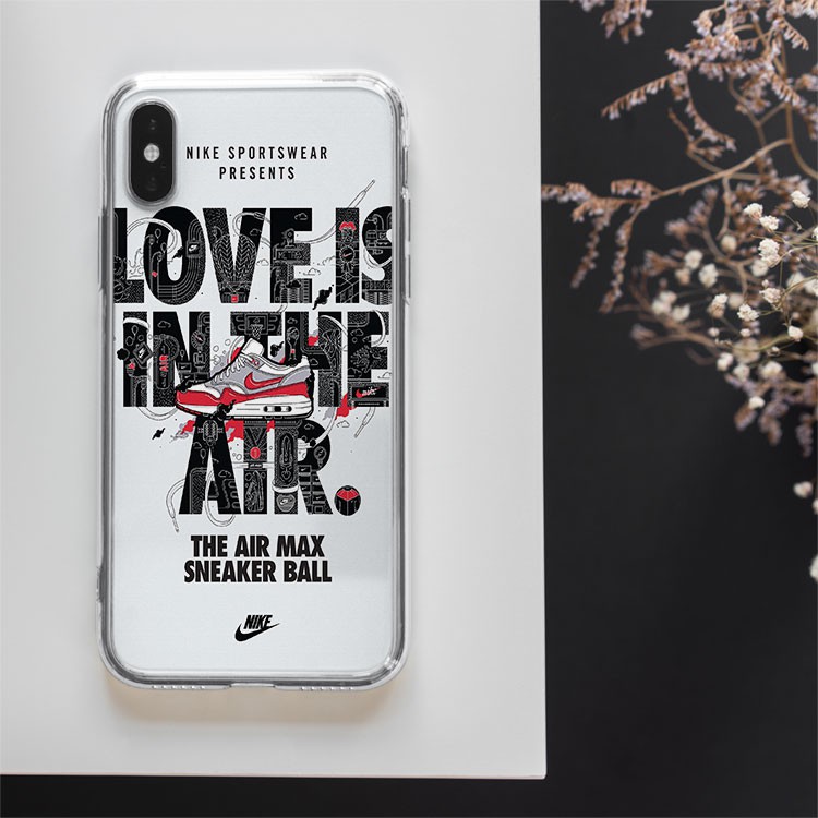 Ốp lưng LOVE IS IN THE AIR SNEAKER BALL NIKE cho Iphone 5 6 7 8 Plus 11 12 Pro Max X Xr NIKPOD00280