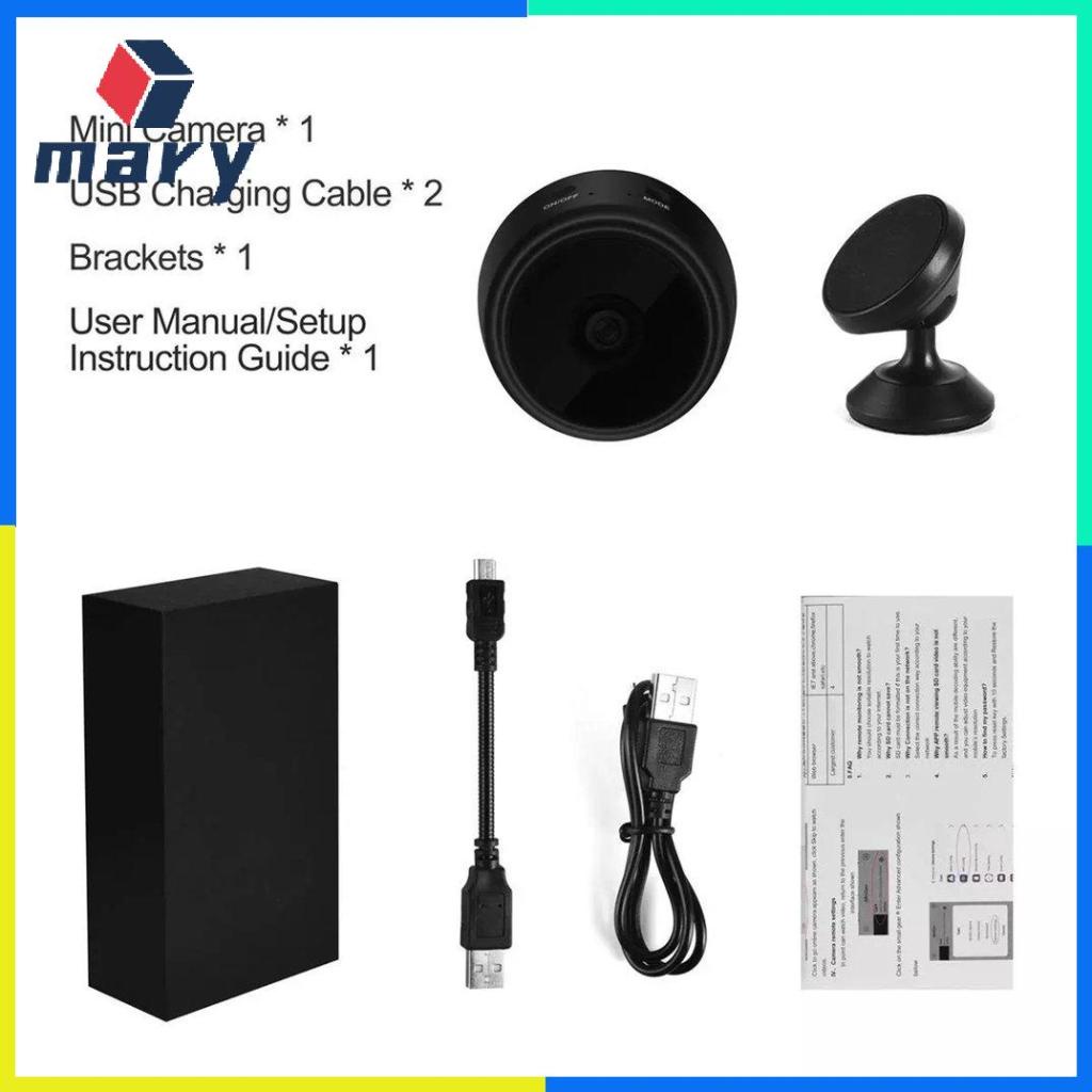【MA-3C】Camera Không Dây A9 720P IP WiFi Với Điều Khiển Từ Xa | BigBuy360 - bigbuy360.vn