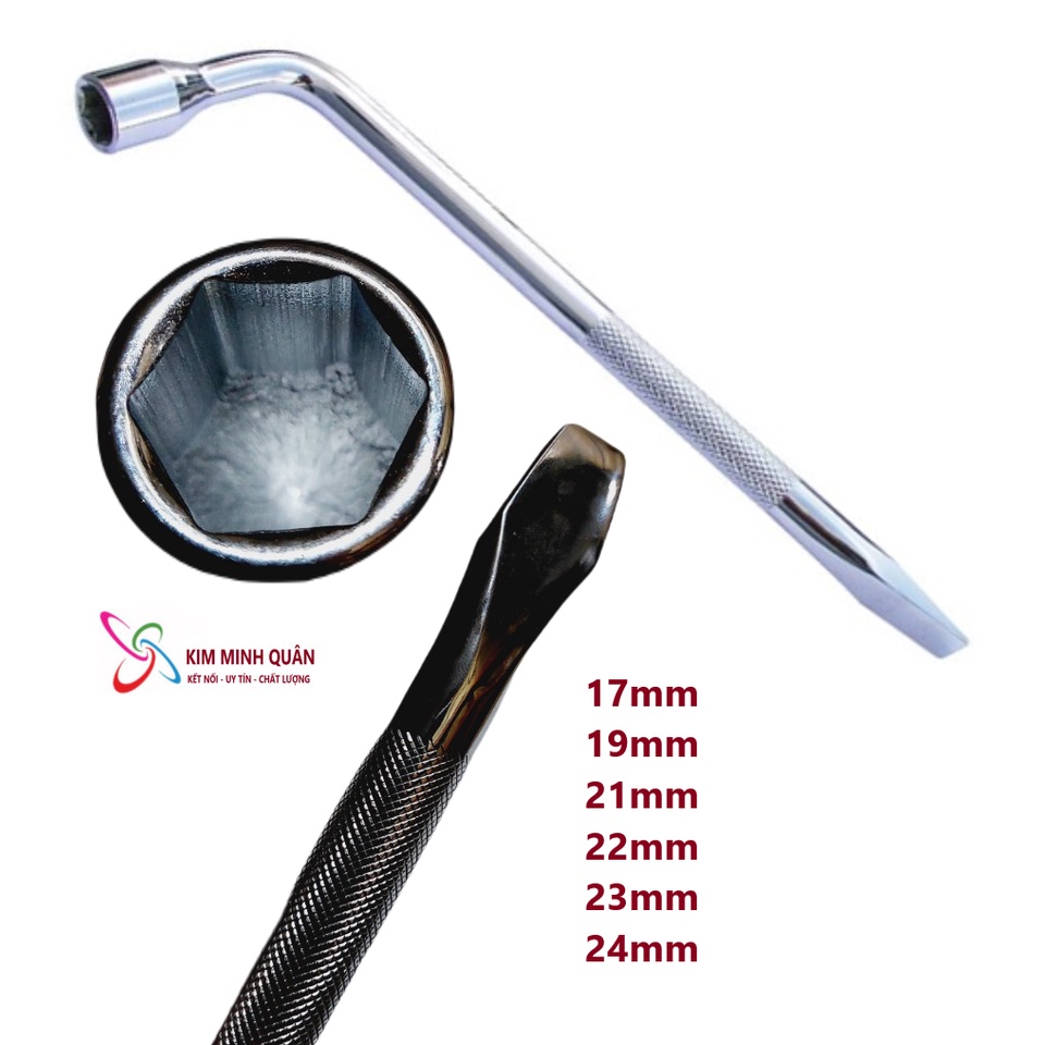 Cây Xiết Ốc L Tháo Mâm Xe - Nại Vỏ Xe 17,19,21,22,23,24mm F0133 CMART