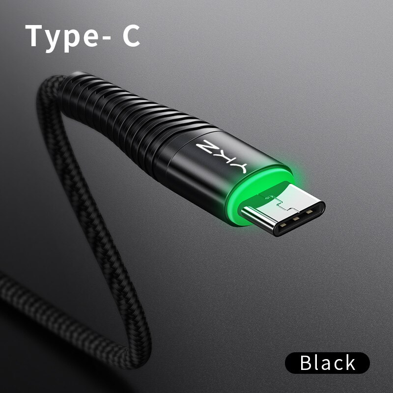 Cáp sạc nhanh YKZ USB type C 3A cho Android | BigBuy360 - bigbuy360.vn
