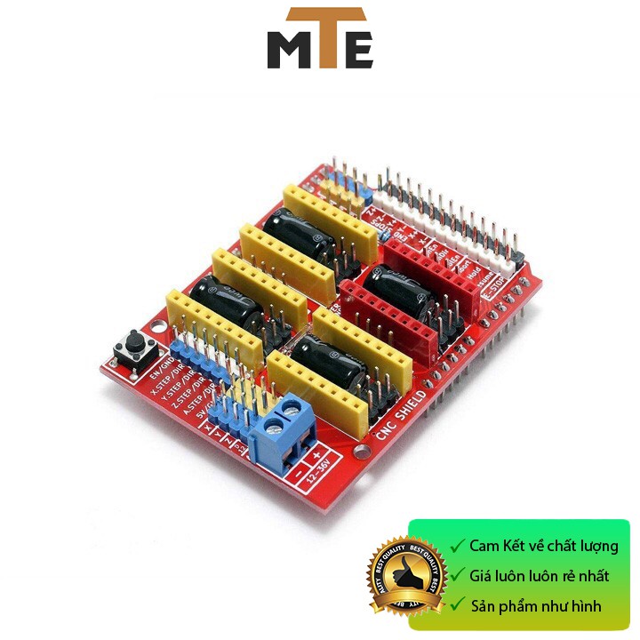 Mạch arduino CNC shield V3 (dùng cho máy CNC, laze, vẽ)