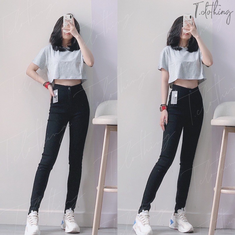 Quần Skinny Jean cạp liền lưng siêu cao [ẢNH CHÍNH CHỦ] | BigBuy360 - bigbuy360.vn