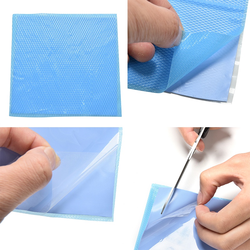 Tấm silicon tản nhiệt màu xanh lam