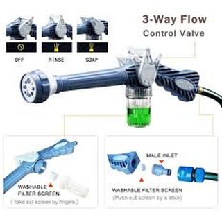 Vòi xịt tăng áp 8 chế độ