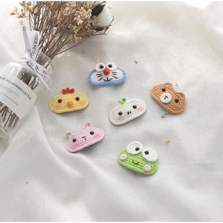 Kẹp tóc len handmade