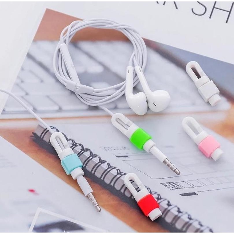 Dụng Cụ Bảo Vệ Dây Cáp Tai Nghe Nhiều Màu Sắc Tiện Dụng