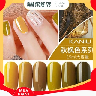 Sơn Gel Kaniu bền màu cực kì mướt 12ML (Dành cho tiệm nail chuyên nghiệp) QFX