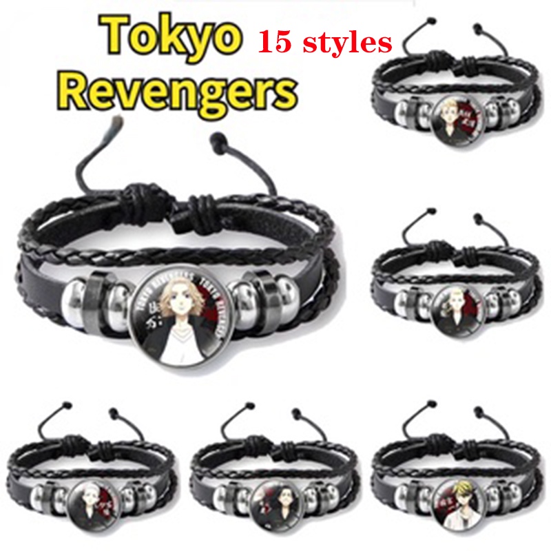 Vòng tay họa tiết nhân vật hoạt hình Tokyo Revengers 7 phong cách tùy chọn dùng làm đạo cụ hóa trang
