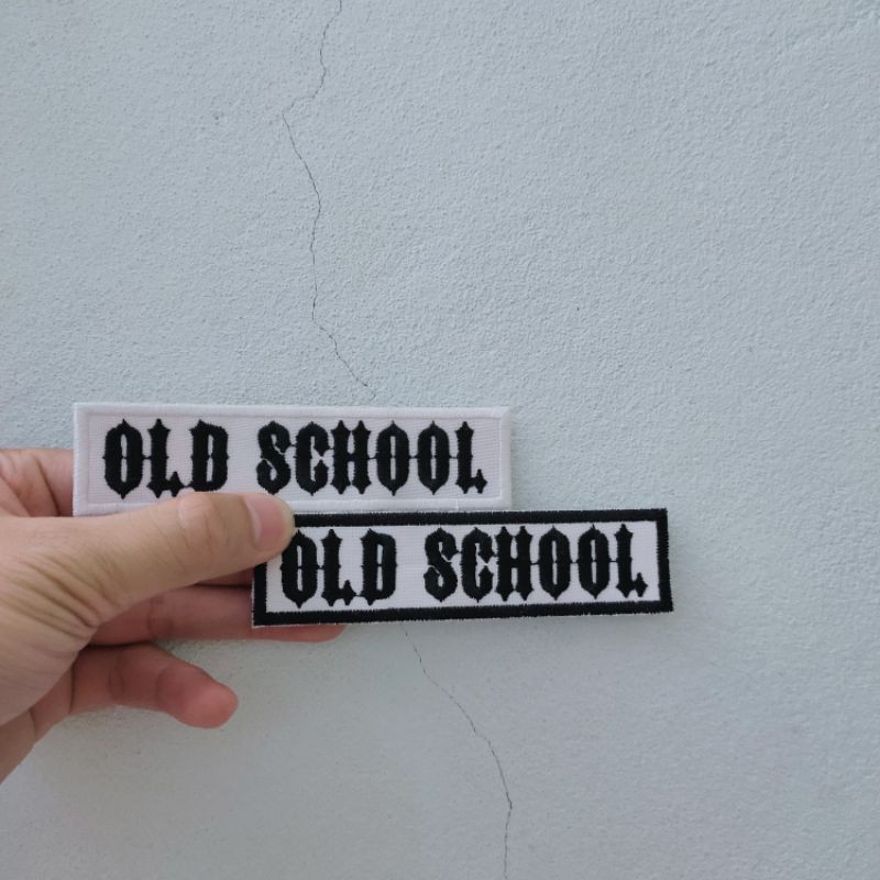 Sticker thêu logo thêu ủi patch ủi iron patch Old School