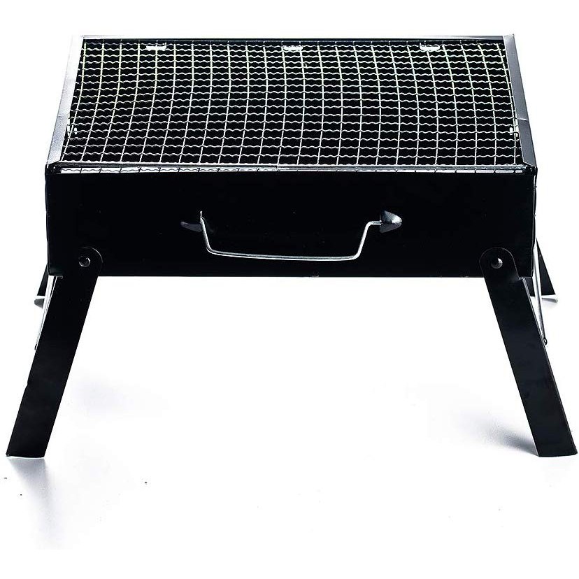 Bếp Nướng Than Hoa Vuông Gấp Gọn Chuyên Lẩu Nướng BBQ 36x27cm