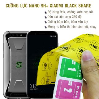 Dán cường lực dẻo nano 9H+ Black shark