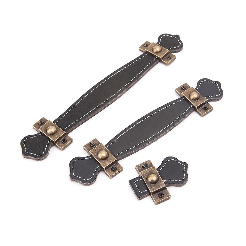 Tay Nắm Cửa Tủ Bằng Da PU Mềm Tiện Dụng Cho Gia Đình