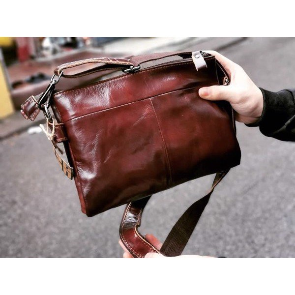 Túi đeo chéo / Cặp đựng tài liệu  Hàng Đẹp Gạt Tàn Store / Cam Kết Da Bò Thật 100% - IPMN68