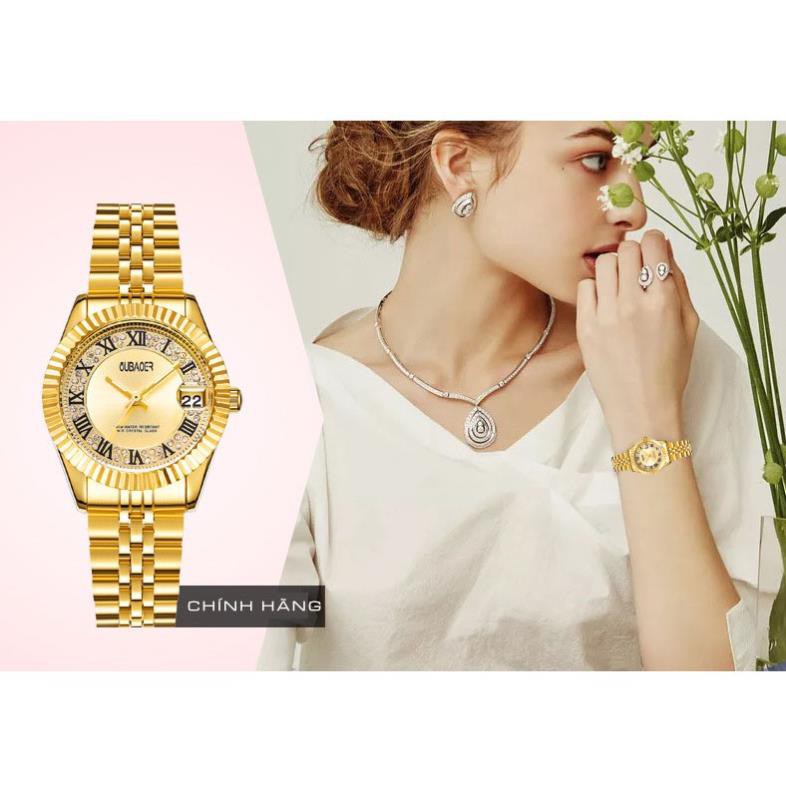 Đồng hồ Nữ OUBAOER LUXURY - Dây Demi siêu sang + Tặng Hộp & Pin [HÀNG XỊN] | BigBuy360 - bigbuy360.vn