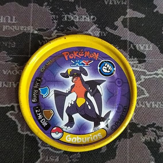 Thẻ bài toonies phiên bản Pokemon mùa cũ tròn kim loại