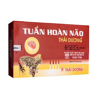 Tuần Hoàn Não Thái Dương Viên uống hỗ trợ tuần hoàn não, phòng ngừa nguy cơ đột quỵ, giảm di chứng tai biến mạch máu não