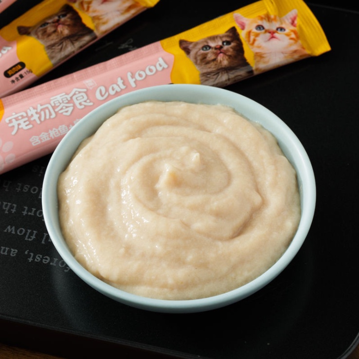 Súp thưởng dinh dưỡng cho mèo 15gr - 3 hương vị | súp thưởng cho mèo | thức ăn cho mèo