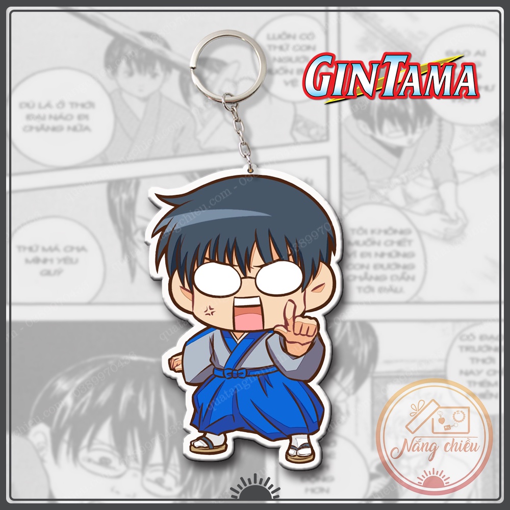 Móc khóa Dày In Sắc Nét 2 Mặt Anime Linh Hồn Bac - Gintama ☘️Quà Tặng Nắng Chiều☘️