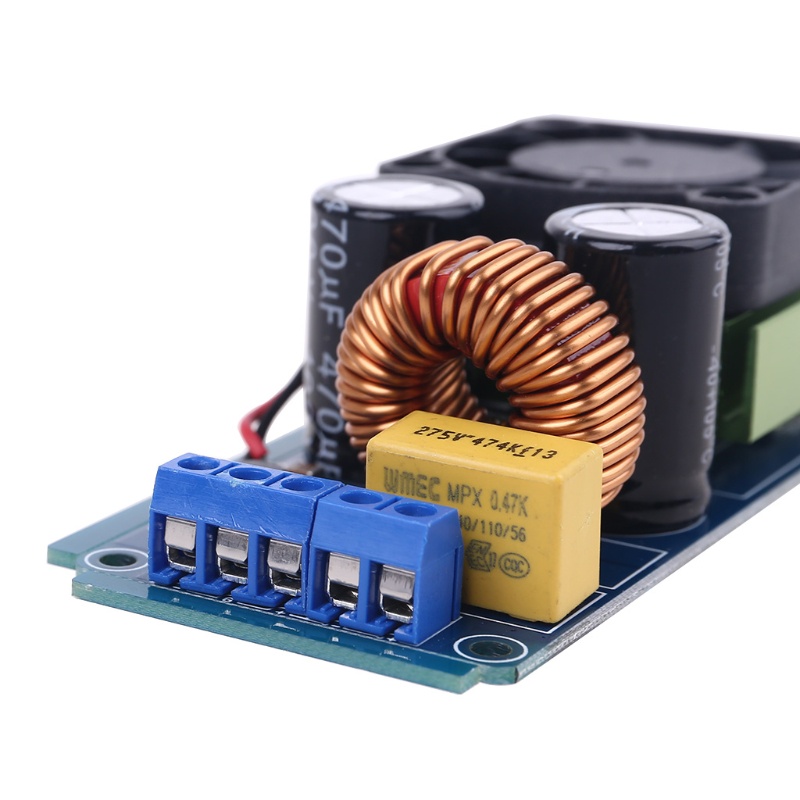 Bảng Mạch Khuếch Đại Âm Thanh Kỹ Thuật Số Kênh Đơn zzz IRS2092S 500W Kèm Quạt