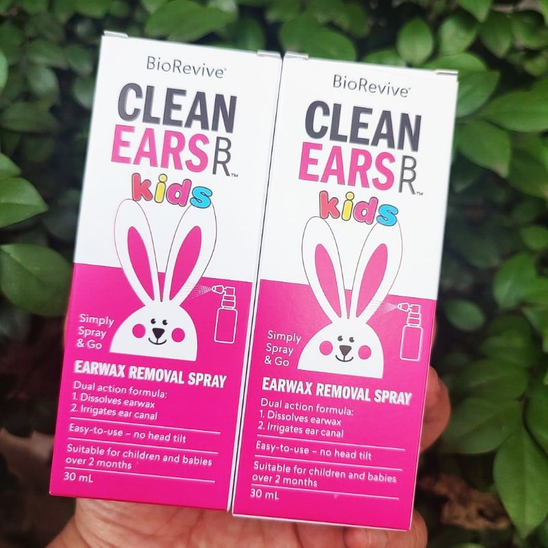 XỊT TAN RÁY TAI CLEANEARS KIDS CHO BÉ