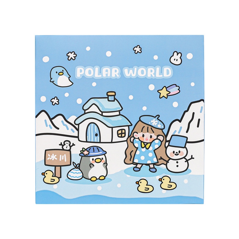 Bộ 100 Miếng Dán Trang Trí Hộp Quà Bằng PVC Thiết Kế Sáng Tạo Diy