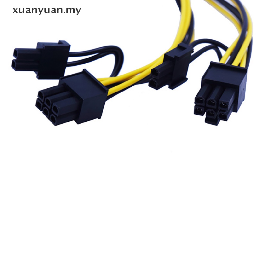 Dây cáp chia nguồn 6pin sang 6+2pin (6-pin/8-pin) cho Card đồ họa | BigBuy360 - bigbuy360.vn