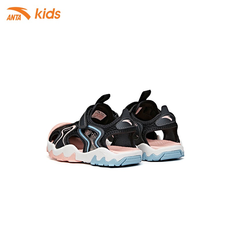 Sandals bít mũi bé gái phối màu độc đáo thương hiệu Anta Kids 332129979-6