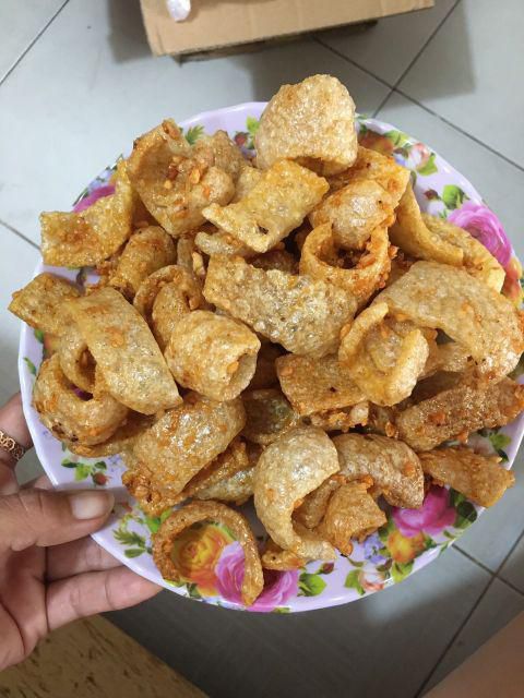 200gr da heo cháy tỏi ớt nhà làm cực ngon!!!