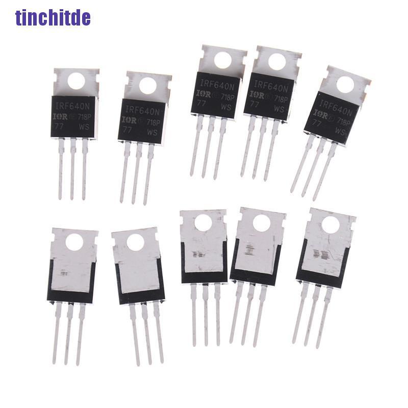 Bộ 10 Linh Kiện Điện Tử Irf640 Irf640N 18A 200V Chất Lượng Cao