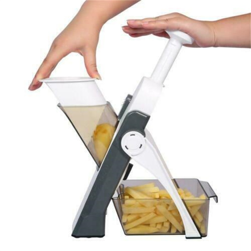 Dụng cụ bào, thái lát rau củ quả đa năng từ nhựa ABS và thép chống gỉ dễ dàng vệ sinh