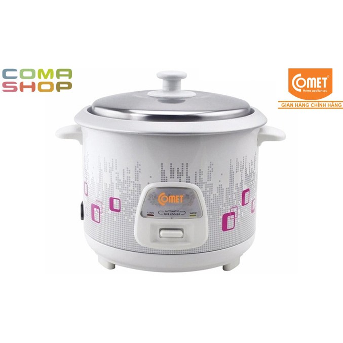 [Mã ELFLASH5 giảm 20K đơn 50K] CM8019 - NỒI CƠM ĐIỆN NẮP RỜI COMET 1.8L - BẢO HÀNH CHÍNH HÃNG 12 THÁNG | BigBuy360 - bigbuy360.vn