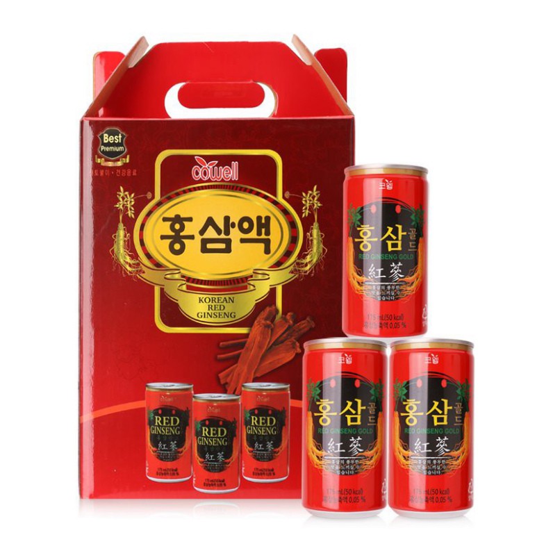 Nước Hồng Sâm Xách 12 Lon * 175ml