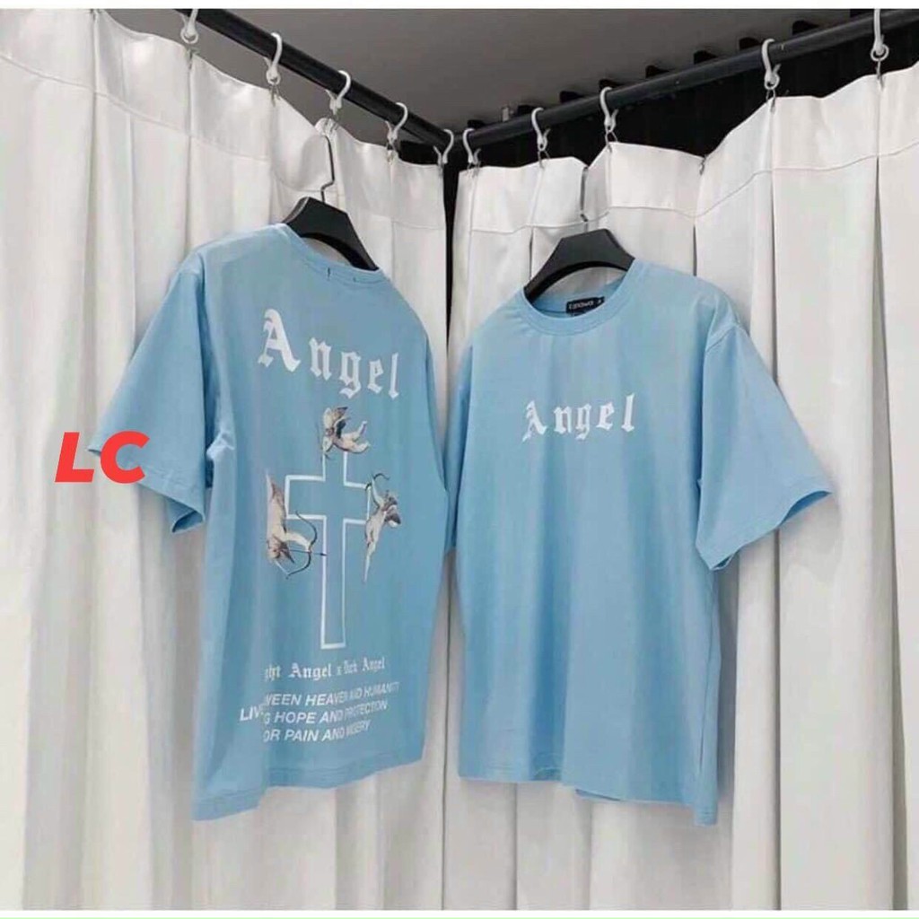 Áo Thun Tay Lỡ Unisex - Áo Thun Nam Nữ ANGEL | BigBuy360 - bigbuy360.vn