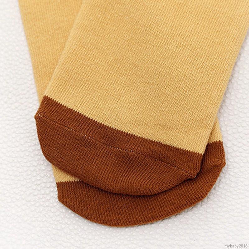 Vớ Cotton Thoáng Khí Dài Ngang Gối In Họa Tiết Hoạt Hình Dễ Thương Cho Bé Gái