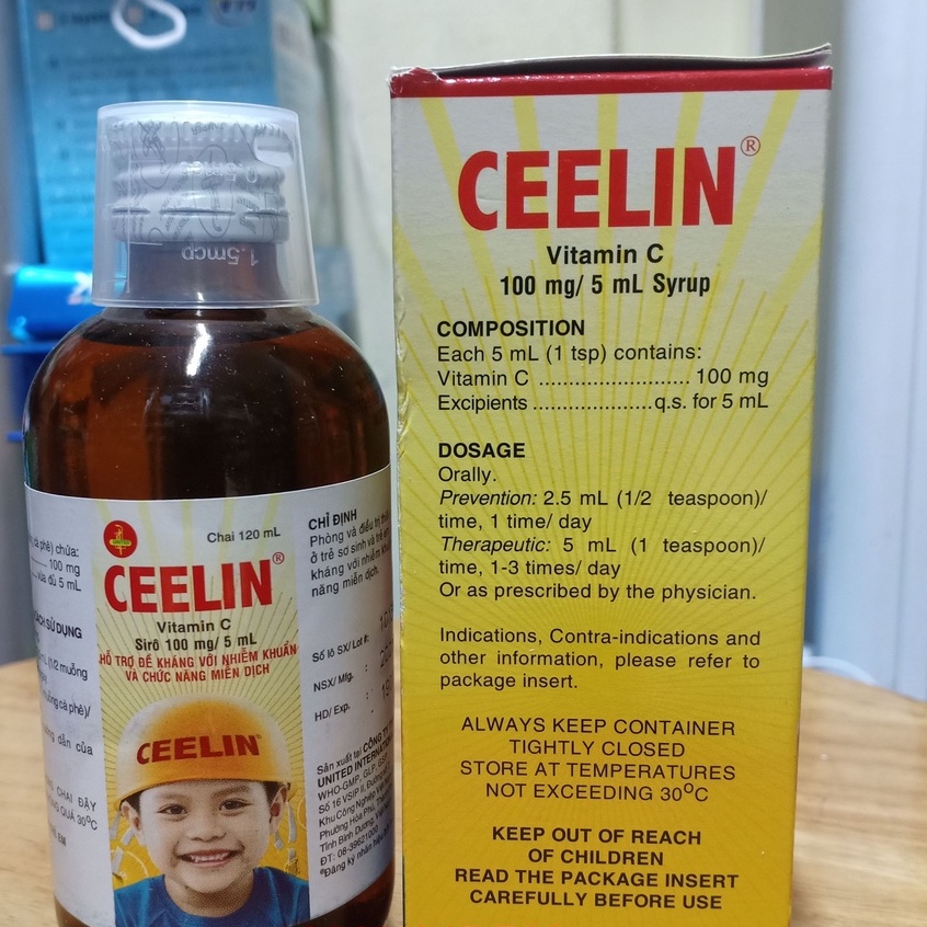 Siro CEELIN tăng sức đề kháng, tăng miễn dịch cho trẻ sơ sinh và trẻ em