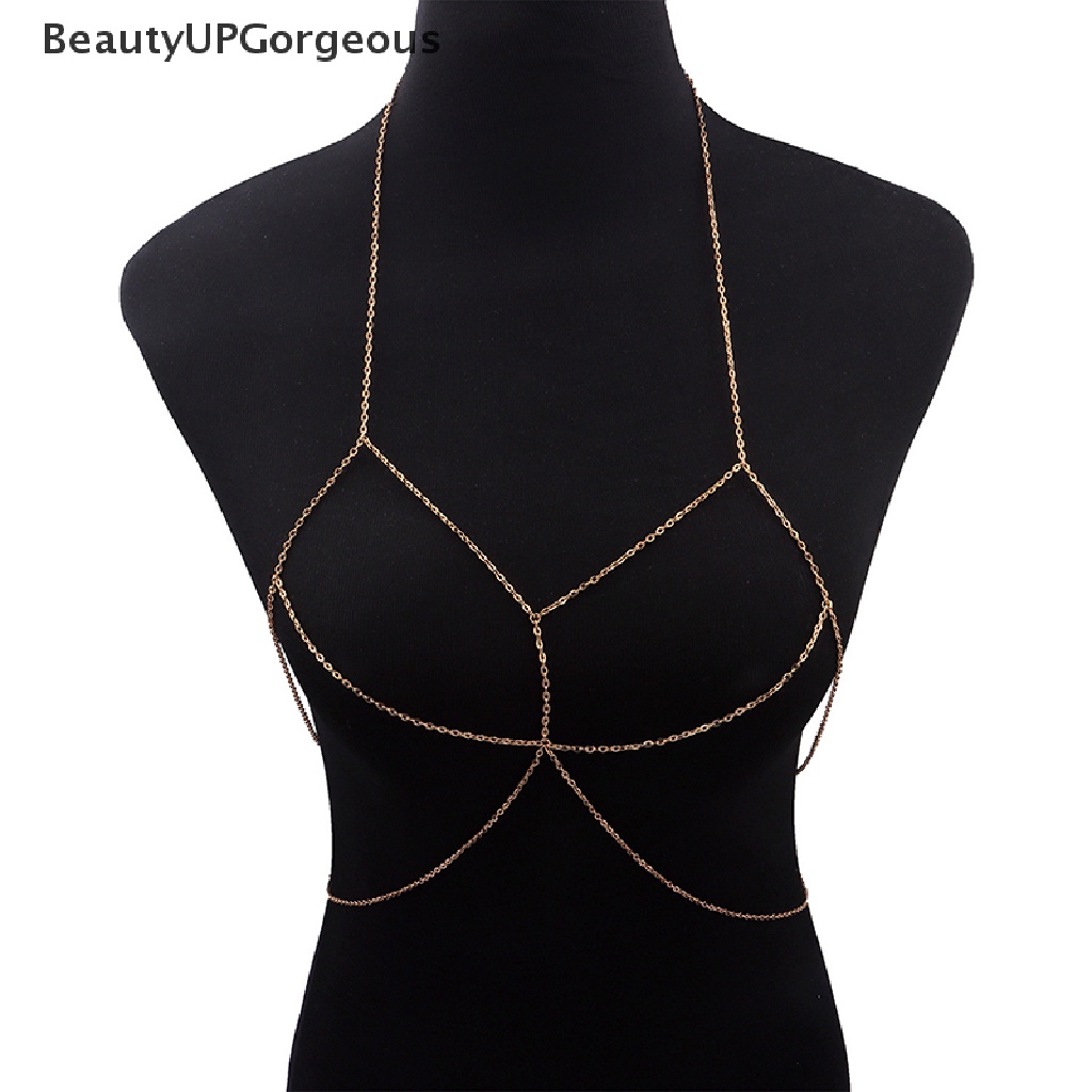 [BeautyUPGorgeous] Vòng cổ Mắt Xích Đeo Bikini Nhiều Lớp Quyến Rũ Cho Nữ