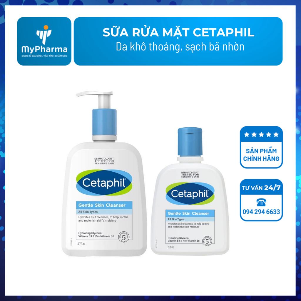 [CHÍNH HÃNG] Sữa rửa mặt Cetaphil Gentle Skin Cleanser 125ml - 473ml