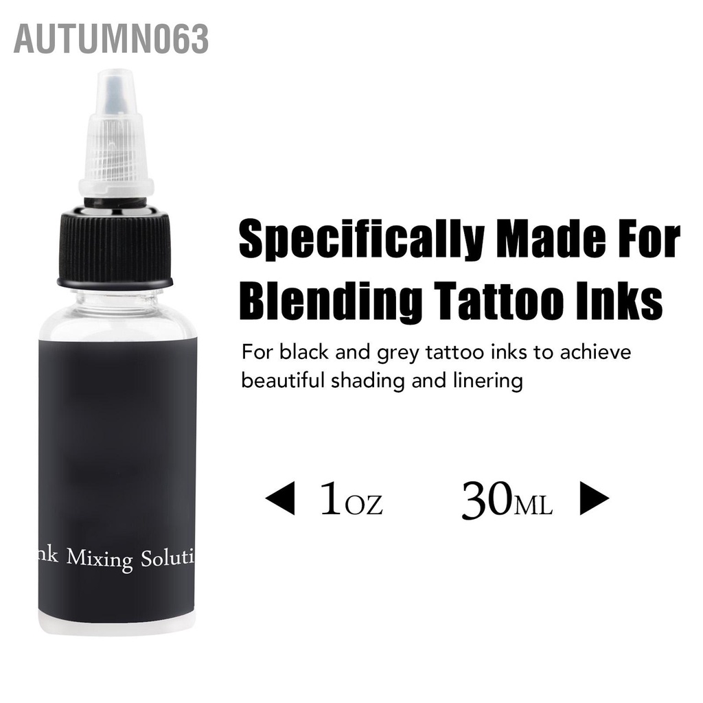 30ml chất làm loãng mực xăm Lọ Mực Xăm Hình Chuyên Nghiệp Nhiều Màu Sắc Autumn063