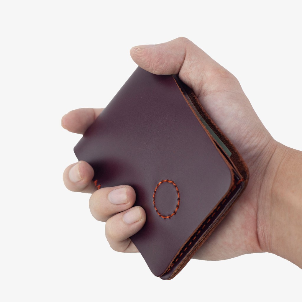 Ví sen 3 PLUS- da bò Pullup V123-Da thật-BH 12 tháng-Full hộp