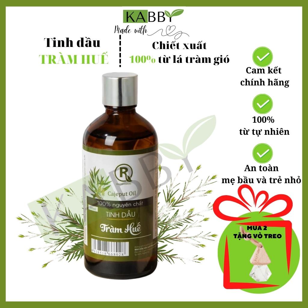 Dầu tràm cho bé, Tinh dầu tràm Huế nguyên chất, đuổi muỗi, khử mùi, thơm phòng chính hãng HỒNG TÂM 100ml, KABBY