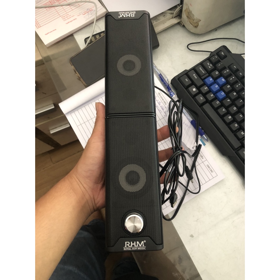 Loa 2.0 Soundbar Bluetooth RHM RM116-BT - Bluetooth 5.0 Mới nhất 2022 Kết hợp loa 2.0 và Soundbar