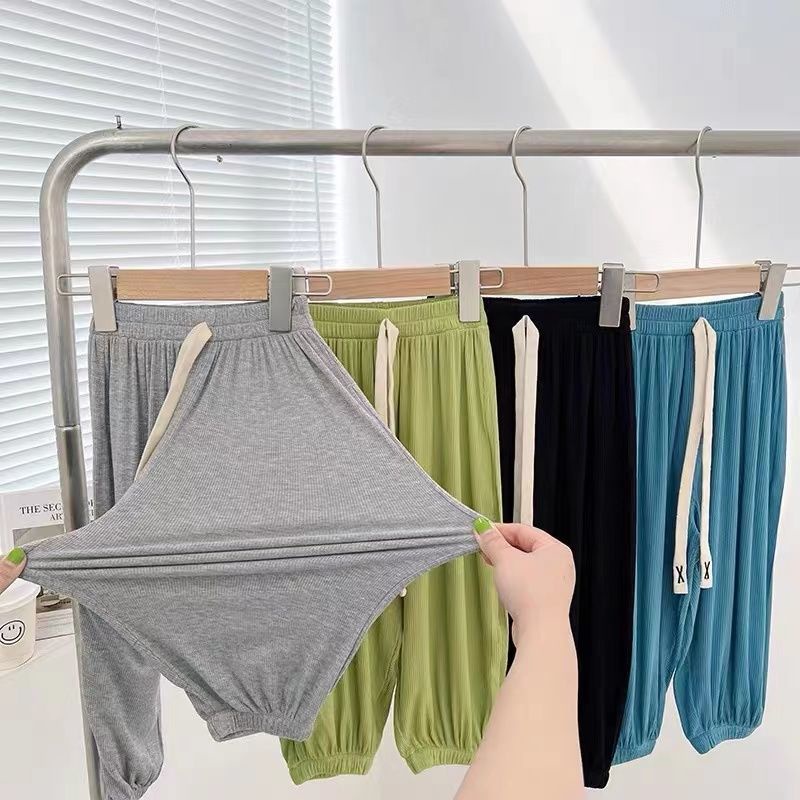 [Babycat] Hàng Có Sẵn Quần Ống Rộng Siêu Nhẹ Chống Muỗi Phong Cách Nhật Bản Hàn Quốc Thời Trang Mùa Hè Hàng Mới Dành Cho Bé Trai Bé Trai Và Bé Gái