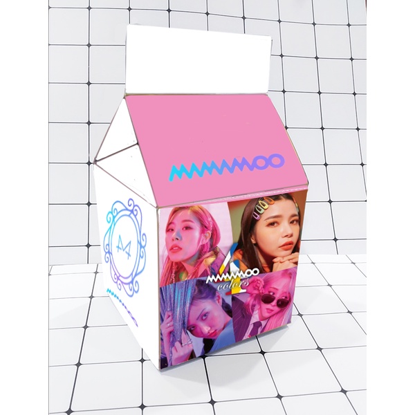 Hộp quà GOT7 MAMAMOO ITZY RED VELVET HQSI44 hộp quà hộp sữa cute hộp dễ thương idol kpop 18*10*10cm