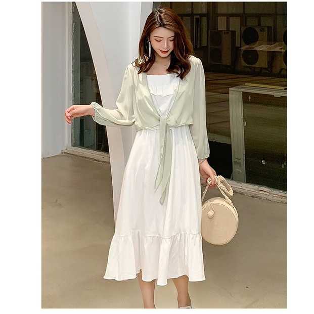 VÁY HAI DÂY CHUN EO ĐUÔI CÁ HOT