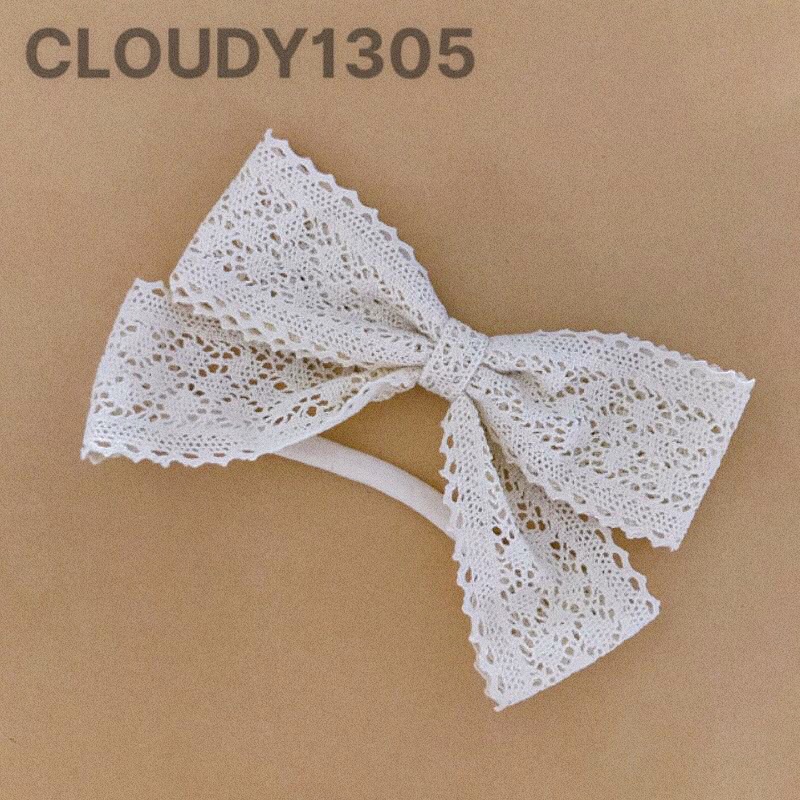 Tuban / băng đô nơ đứng bảng 6cm xinh xắn